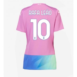 AC Milan Rafael Leao #10 Rezervni Dres za Ženska 2023-24 Kratak Rukavima